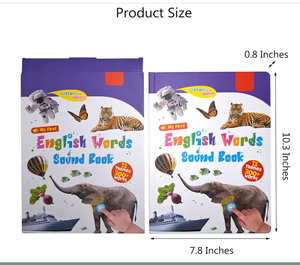 <span class=keywords><strong>Livre</strong></span> sonore interactif Mes premiers mots anglais pour enfants – Apprentissage des langues – <span class=keywords><strong>Livre</strong></span> cartonné rigide avec film laminé – Audio éducatif et amusant - Product Image 2