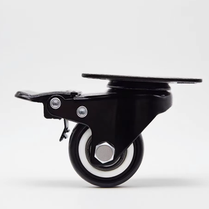 2-Zoll Schwerlast-PP-Schwenkrollen mit Feststellbremse für Einkaufswagen, Möbel und Werkbänke - Product Image 6
