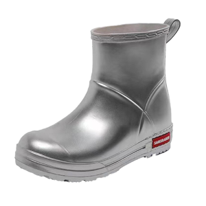 Botas de Lluvia Impermeables Unisex de PVC, Antideslizantes, para Jardín, Trabajo, Moda, con Parte Superior de Gel Firme, Plantilla de EVA, Ligeras, para Verano e Invierno - Product Image 3