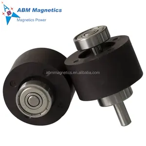 Einspritzung des Kühler motors Ferrit rotor magnet Gleichstrom motor Hoch temperatur magnetischer 4-poliger Magnet ring Neodym-Kunststoff magnet 1PC