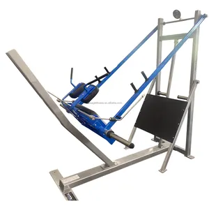 Entrenamiento de fuerza, columpio comercial, placa de sentadillas, equipo de gimnasio cargado, máquina de sentadillas de péndulo súper ajustable Pro