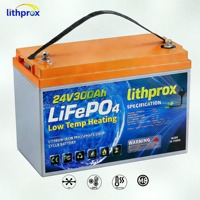 Batterie LiFePO4 à décharge profonde 24V 300AH Grade A Cellule Profonde pour Chariot de Golf CAN Bus BMS Intelligent Terminal M8 6K Cycles CE RoHS IP67 OEM ODM