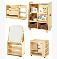 Meubles Montessori en bois pour la maternelle, armoire de rangement multifonctionnelle pour les travaux manuels, pour la crèche, la salle de classe Montessori