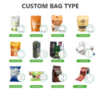 Sachet Doypack transparent en PET/AL/PE pour emballage de noix, snacks et biscuits, qualité alimentaire, refermable avec fermeture éclair, en feuille d'aluminium Mylar
