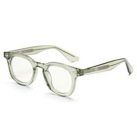 Monture Optique TR en Métal Tendance avec Rivets, Branches Anti-Lumière Bleue, Lunettes de Vue Homme Femme, Modèle 2530-3