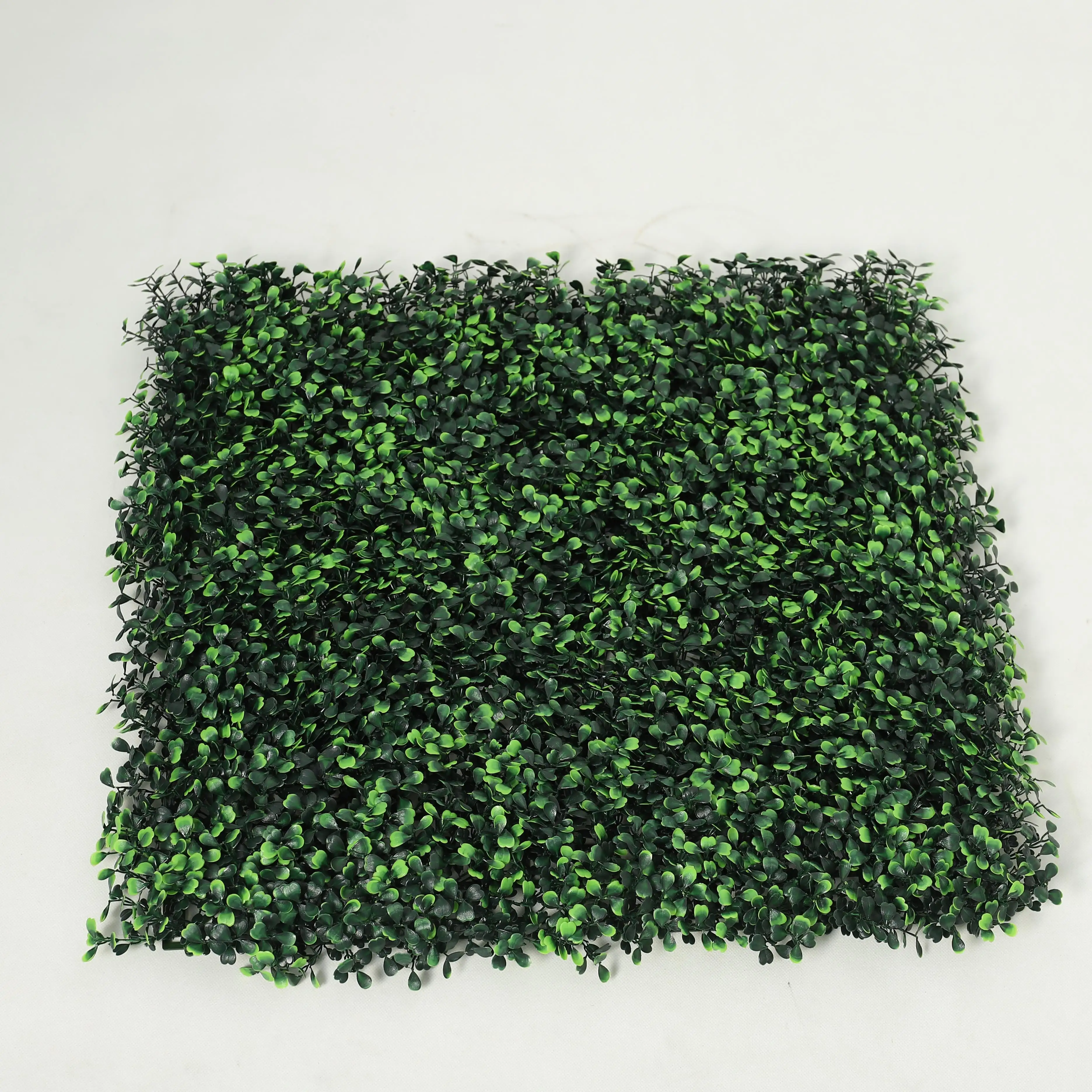 Real Touch Artificial Plant Wall Hanging Grass Panel Fake Boxwood Hedge Green Panel Home Decor