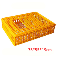 Grande Cage de Transport en PP, Durable et Robuste, pour Volailles, Canards, Pigeons et Lapins