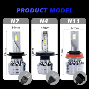 Nouvelle Arrivée Espumoso : Ampoule de Phare LED <span class=keywords><strong>L35</strong></span> Super Lumineuse 14000LM, Phare LED Auto à Faisceau Haut et Bas, Feux de Brouillard LED pour Voiture - Product Image 6
