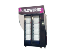Hoge kwaliteit bloemenverkoopautomaat met 8 lockers, Lattice SDK, vershoudkasten voor fruit- en groentedispenser, ODM OEM service