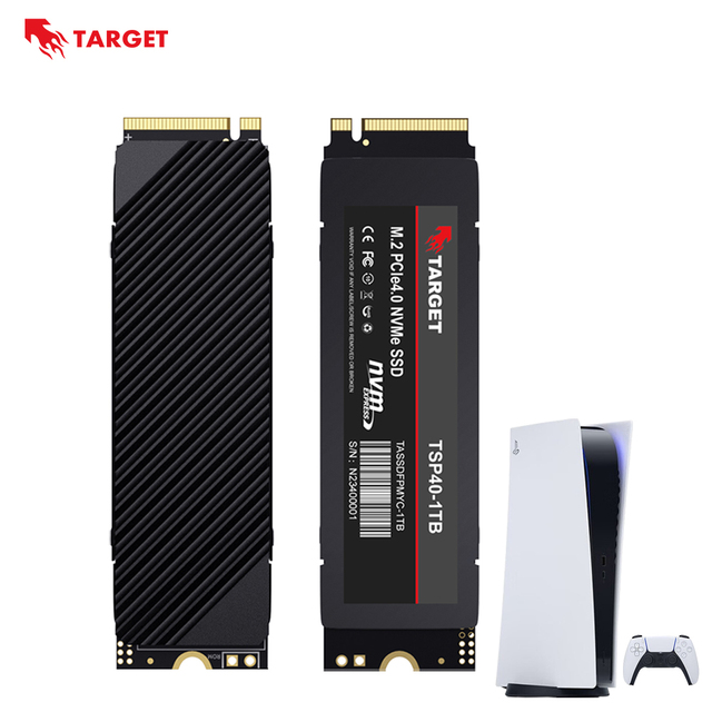 Target Internal Metal SSD M.2 PCIe4.0 Nvme 7000MB/s 512GB/1TB/2TB 3 Year Warranty Wireless Ready for PS5/Desktop/Laptop