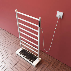 <span class=keywords><strong>Toallero</strong></span> eléctrico inteligente para baño en casa con calentador de pantalla táctil, almacenamiento de secado, pie en el suelo, no se requiere perforación - Product Image 5