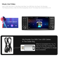 Autoradio Multimédia Lecteur Vidéo pour BMW E53 E39 Série 5 1995-2005 Stéréo GPS Wifi DSP Android Navigation Carplay