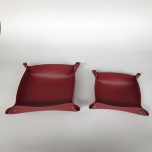Organizzatore di archiviazione portatile per ingresso Catchall vassoio per gioielli in pelle PU vassoio per cameriere per uso quotidiano - Product Image 6