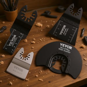 Vevor – ensemble de lames d'outils oscillants, 33 pièces, dégagement rapide universel, pour la coupe du bois, du plastique et du métal - Product Image 2