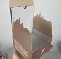 Boîte cosmétique en carton de 350g avec insert intérieur ondulé, impression personnalisée pour les soins de la peau, vente en gros