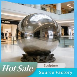 Modern Luxury Large-scale Custom Garden Outdoor Decorative Stainless Steel <b>Mirror</b> Polished <b>Irregular</b> Statue Weather Resistant - Product Image 2