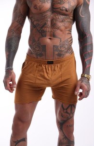 Calzoncillos Bóxer de Algodón Color Mostaza para Hombre, Transpirables, Suaves y Cómodos, con Cintura Elástica, Varias Tallas - Product Image 2