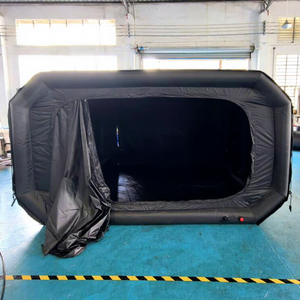 Carpa inflable portátil, ligera, impermeable, tipo cubo, para acampar al aire libre. - Product Image 1