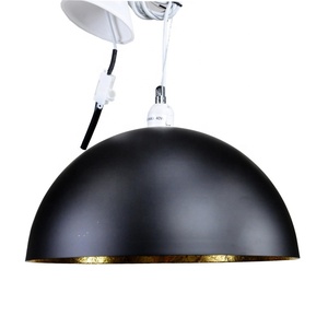 Di alta Qualità Lamina D'oro Sole Luce Del Pendente Dell'annata del <span class=keywords><strong>Metallo</strong></span> Paralume - Product Image 3