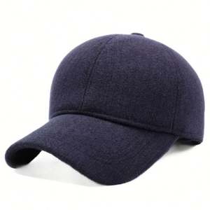 Casquette de baseball chaude d'hiver, résistante au froid, doublure en polaire, protection des oreilles, casquette de baseball en coton épais pour hommes - Product Image 5