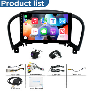 Radio Estéreo para Auto de 9 Pulgadas con Android 15 para <span class=keywords><strong>Nissan</strong></span> <span class=keywords><strong>Juke</strong></span> 2010-2019, Reproductor GPS Navi para F15 Infiniti ESQ 2011-2017, DSP/RDS Carplay - Product Image 6