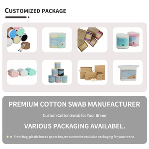 Meilleure Vente – Coton-tiges Lavables de Qualité Supérieure, Écologiques, Personnalisables, avec Embout en Coton Coloré, dans une Boîte en Papier Kraft et un Bâtonnet en Bambou - Product Image 5