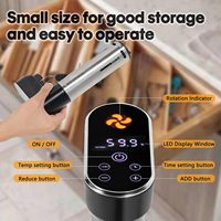 Sous Vide Cooker, aplikasi WiFi/kontrol sentuh, IPX7 tahan air kompak Sous Vide mesin Pro, suhu yang akurat dan Timer