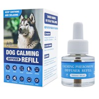 Recharge liquide de phéromones apaisantes pour animaux toutes saisons, diffuseur de phéromones apaisantes chauffant électriquement, écologique et anti-stress pour chiens