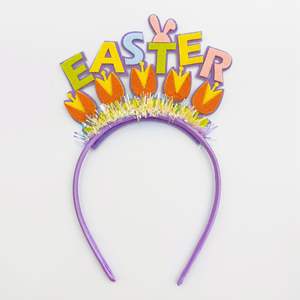 Nueva Diadema de Pascua Transfronteriza, Accesorio Festivo para Disfraces, Diadema con Huevos de Pascua y Conejito, Accesorio para Fotos de Fiesta, Diadema Linda - Product Image 1