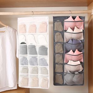 Washable Double Sides Bra Underwear Closet Hanging Organizer Storage Bag With 360 Degree Stainless Steel Metal Hanger - Product Image 2