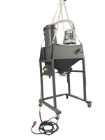 Aspirateur industriel électrique robuste pour silo, collecteur de poussière monophasé triphasé grande capacité 7500W télescopique