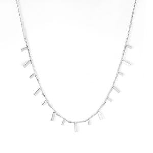 Colliers classiques plaqués or avec breloques personnalisées, chaînes de bijoux colorées en or, colliers en acier inoxydable - Product Image 3