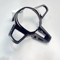 Cubierta de Volante de Fibra de Carbono para Automóvil, Compatible con G80 G20 G28 G30 G60 G87 M-Sport M3 M4 M5 X6 X5, Estilo Deportivo