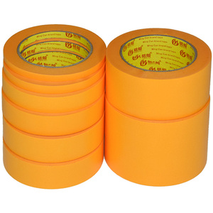 Cinta de papel adhesiva de pintores naranjas, <span class=keywords><strong>banda</strong></span> de agua adhesiva de goma de un solo lado para cinta Washi para pintar <span class=keywords><strong>Banda</strong></span> Dorada de Golf - Product Image 6