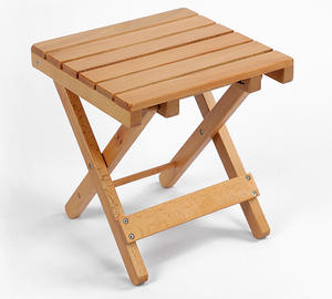 HOYE CRAFTS-taburete plegable de madera de alta calidad, para acampar al aire libre, portátil - Product Image 2
