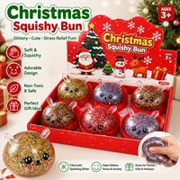 Dumplings De Squishies Fawn Christmas Squishy Dumpling Soft Christmassquishy Bun Durable Dumpling Squishy Toy for Christmas Gift
