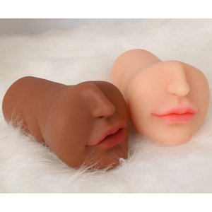Masturbatore Realistico in TPE con Orale, Clitoride e Vagina, Coppa per Masturbazione Maschile con Gola Profonda e Lingua, Giocattoli Sessuali <span class=keywords><strong>Gay</strong></span> - Product Image 5