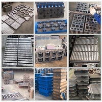 Moules Moule brique faisant la machine hydraulique Vibration double système creux pavé margelle multi-briques