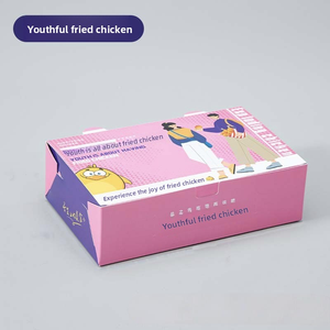 Tùy chỉnh thân thiện với môi dùng một lần kraft giấy trắng các tông bao bì thực phẩm thùng carton cho xúc xích bánh mì chiên đường - Product Image 5