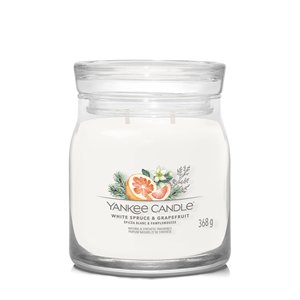Yankee Candle - Candela in Vaso Medio con 2 Stoppini, Profumo di Abete Bianco e Pompelmo - Product Image 1