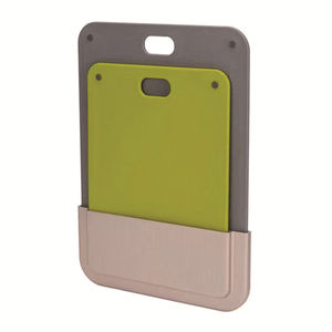 Planche à découper rectangulaire double face en plastique à fixer au mur, facile à nettoyer, pour la cuisine et les légumes. - Product Image 1