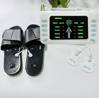 Dispositivo de Terapia TENS Multifuncional de Baja Frecuencia para Masajes, Promueve la Circulación Sanguínea, Máquina de Fisioterapia con Zapatos de Masaje