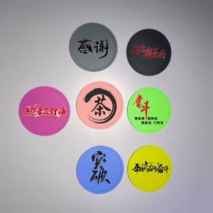 Coffee Drink Non-Slip Heat Resistant <b>Silicone</b> <b>Mat</b> Customized Pvc Rubber Coaster - Product Image 3