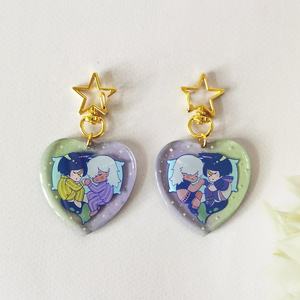 Porte-clés en acrylique translucide personnalisé Felton, breloques en résine époxy personnalisée, breloques en acrylique - Product Image 3