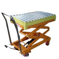 Chariot de levage hydraulique portatif, convoyeur, table de levage