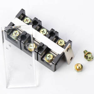 Bloc de bornes TC à 3 positions fixe 4P pour automobile 603/604/605/1003/1004/1005/1504 en cuivre et en matériau PC - Product Image 3