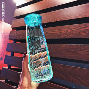 Bottiglia d'Acqua in Vetro con Cristalli e Gemme per il Benessere, 500ml, Bottiglia d'Acqua in Vetro con Pietre Colorate all'Ingrosso - Product Image 5