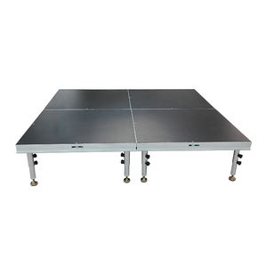 Plataforma de Escenario Portátil de Aluminio Ligero de 4x4 pies con Certificación CE, Alta Capacidad de Carga para Conciertos y Eventos - Product Image 4