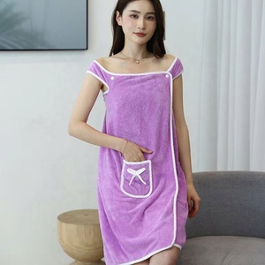 <span class=keywords><strong>Serviette</strong></span> de bain portable avec clip, pratique à porter, serviettes de bain pour la salle de bain - Product Image 1