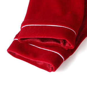 RTS pijamas <span class=keywords><strong>de</strong></span> terciopelo rojo familia a juego pjs mujeres y hombres ropa bebé niño y niña pijamas <span class=keywords><strong>de</strong></span> <span class=keywords><strong>Navidad</strong></span> - Product Image 6